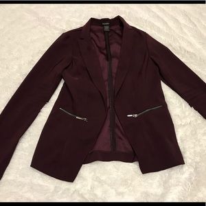 Burgundy Blazer